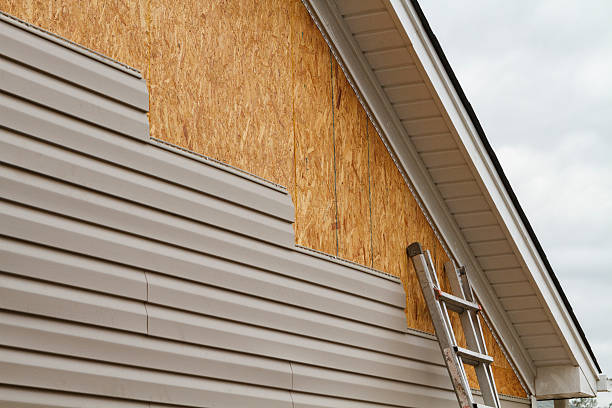 Professional Siding Repair technician working in Mills River, NC